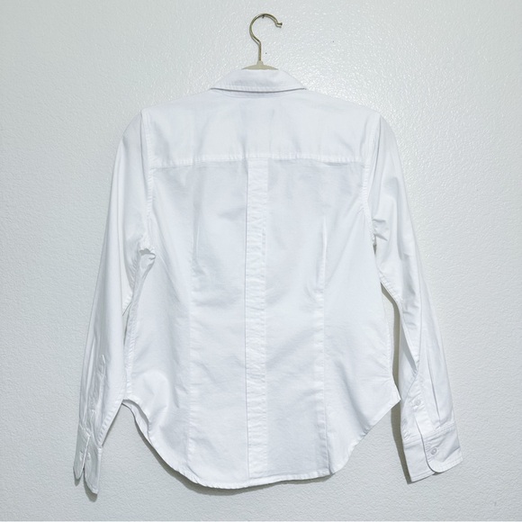 J. Crew Shrunken Button-Up Shirt in Broken-in Cotton Oxford - Picture 7 of 7